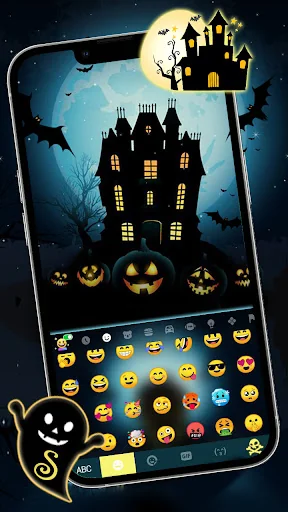 Halloween Ghost Keyboard Theme screenshot 3