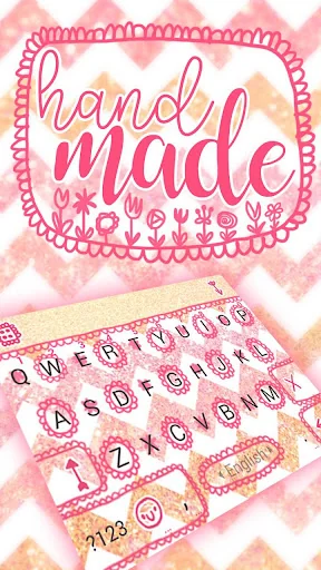 Hand Made Kika Keyboard screenshot 1