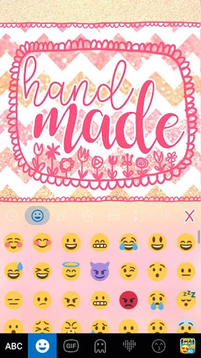 Hand Made Kika Keyboard screenshot 3