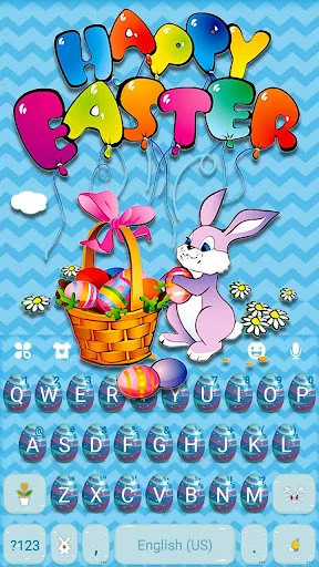 Happy Easter Keyboard Theme