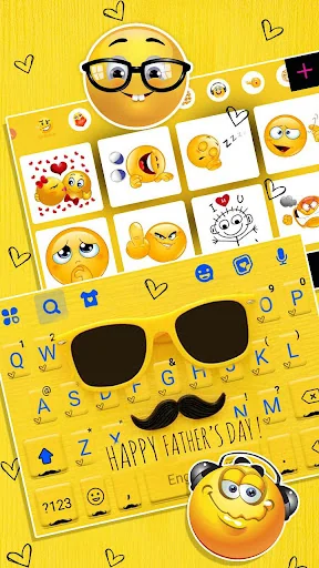 Happy Fathers Day Keyboard Bac screenshot 3