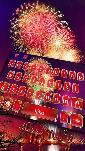 Happy New Year 2018 Keyboard T