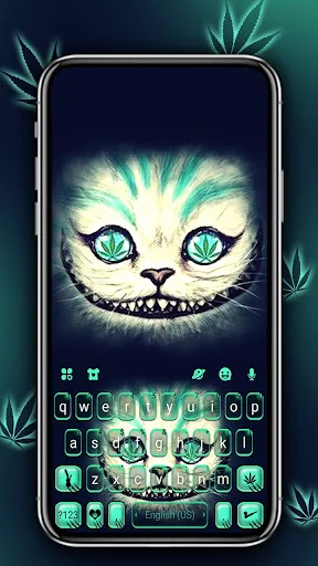 High Cat Smile Keyboard Theme