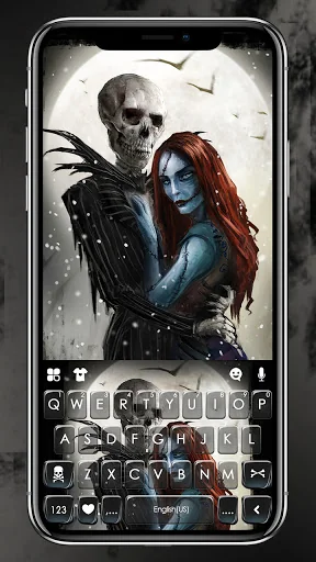 Horror Couple Skull Theme