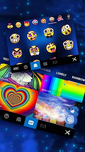 Ice Wolf 3D Keyboard Theme screenshot 4