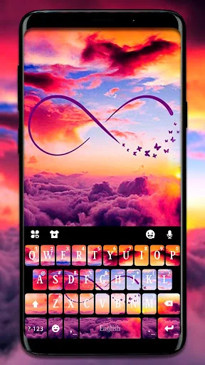Infinity Sunset Keyboard Theme