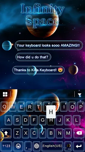 Infinity Space Keyboard Theme