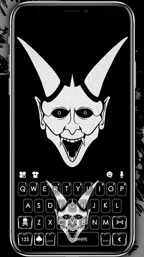 Japanese Ghost Mask Keyboard T