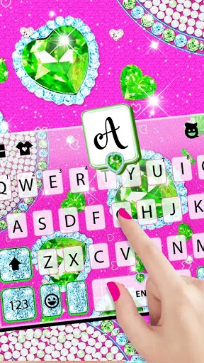 Jewel Lux Keyboard Background