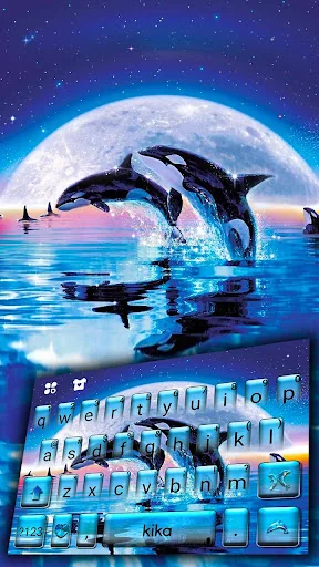 Jumping Whale Keyboard Theme