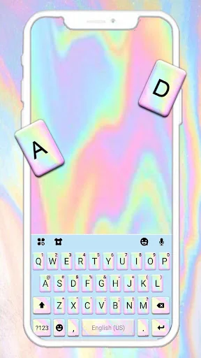 Laser Light Keyboard Theme screenshot 1