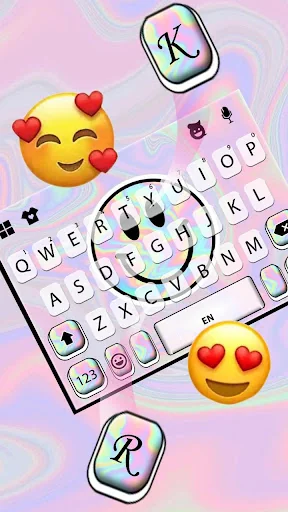 Laser Smiley Face Theme screenshot 3
