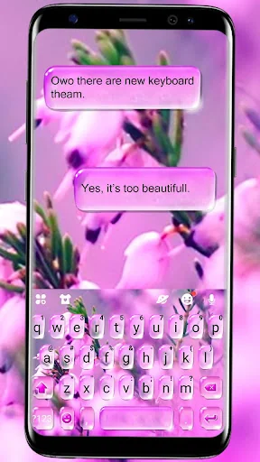 Lavender Drops Keyboard Theme