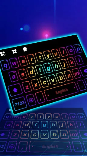 LED Gradient Keyboard Backgrou