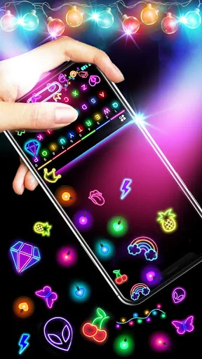 LED Lights Gravity Theme screenshot 2