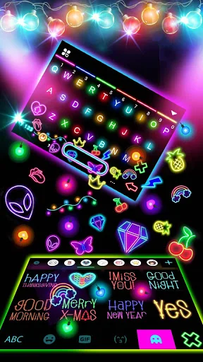 LED Lights Gravity Theme screenshot 3
