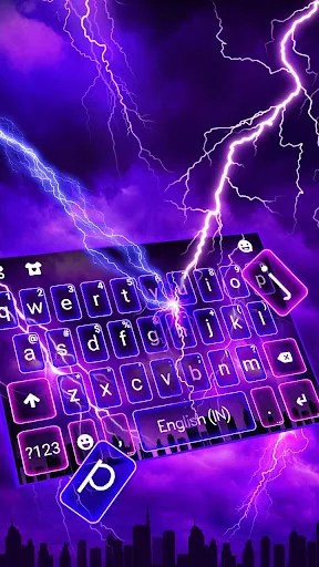 Lightning Flash Sky Theme