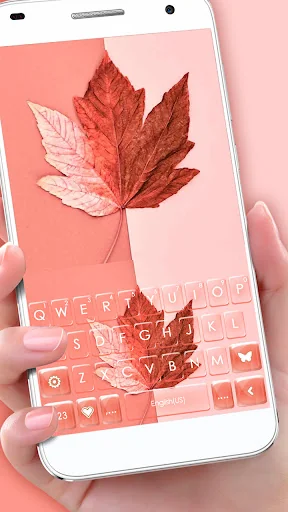 Living Coral Keyboard Theme