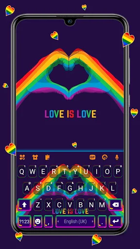 Love Is Love Keyboard Backgrou