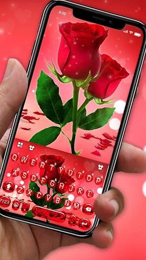 Love Red Rose Theme screenshot 1