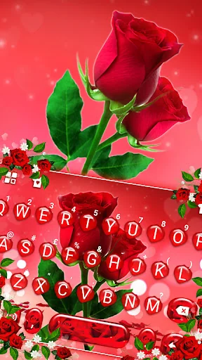 Love Red Rose Theme screenshot 2