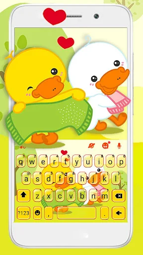 Lovely Duck Couple Theme