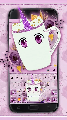 Lovely Unicorn Cup Keyboard Th