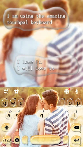 Lovers Water Drop Keyboard The
