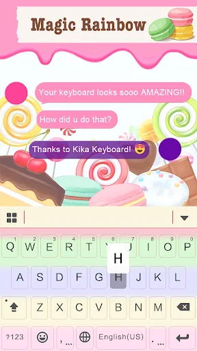 Magic Rainbow Keyboard Theme