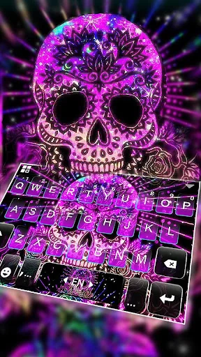 Mandala Sugar Skull Keyboard T