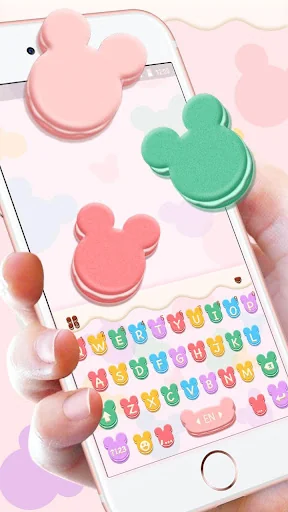 Tasty Mickey Macaroon Keyboard screenshot 1