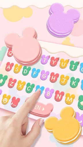 Tasty Mickey Macaroon Keyboard screenshot 2