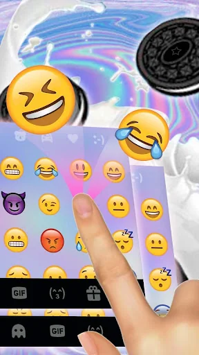 Milk Cookie Keyboard Theme screenshot 3