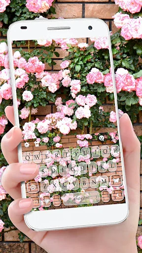 Natural Wall Floral Keyboard T