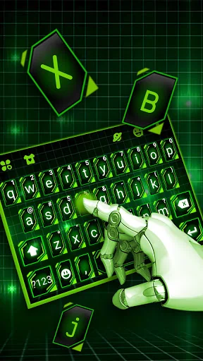 Neon Green Tech 2 Keyboard The screenshot 2