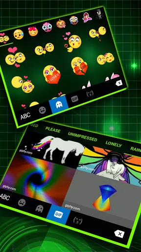 Neon Green Tech 2 Keyboard The screenshot 4