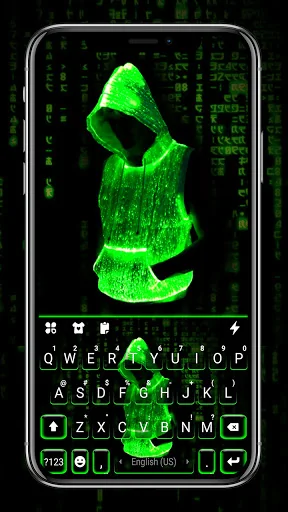 Neon Hacker Theme screenshot 1