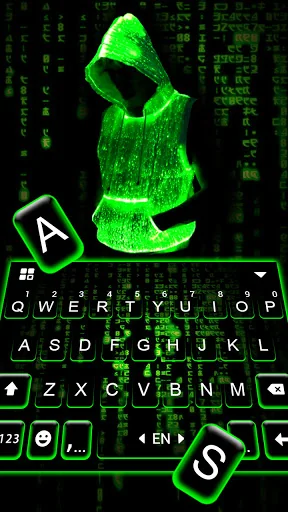 Neon Hacker Theme screenshot 2