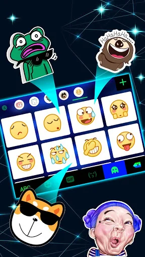Neon Led Keyboard Theme screenshot 3