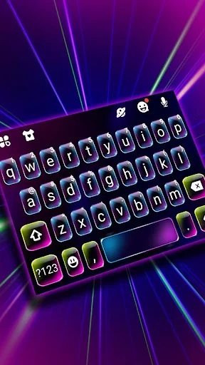 Neon Light Keyboard Theme screenshot 1