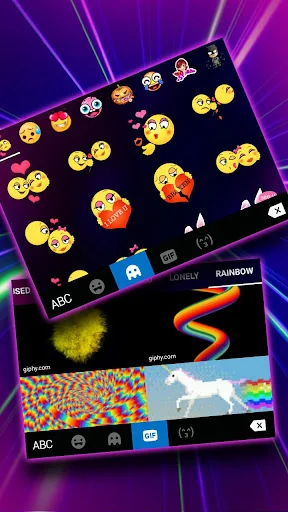 Neon Light Keyboard Theme screenshot 4