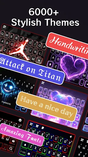 Neon Red Heartbeat Theme
