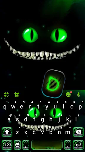 Neon Scary Smile Theme