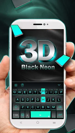 Neon 3D Black Theme