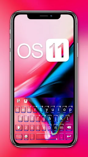 OS11 Melt Color Keyboard Theme