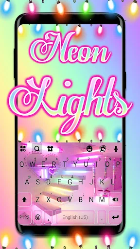Party Lights Keyboard Theme screenshot 1