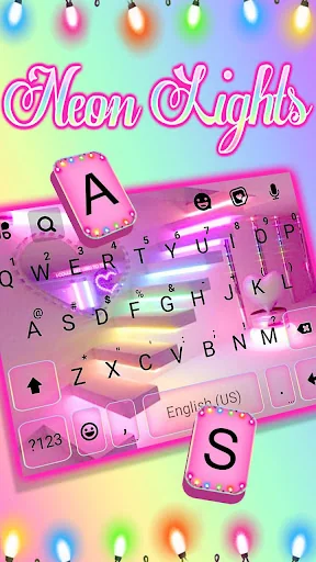 Party Lights Keyboard Theme screenshot 2