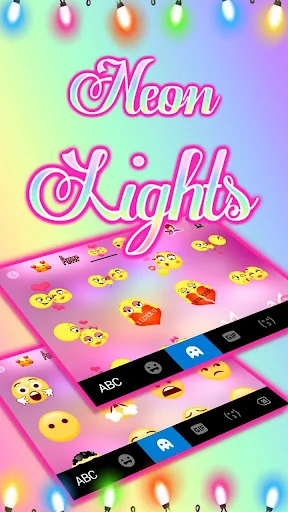 Party Lights Keyboard Theme screenshot 4