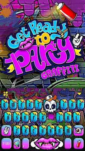 Party Graffiti Theme screenshot 3