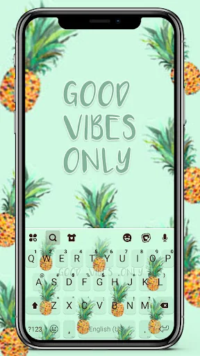 Pineapple Vibe Keyboard Theme